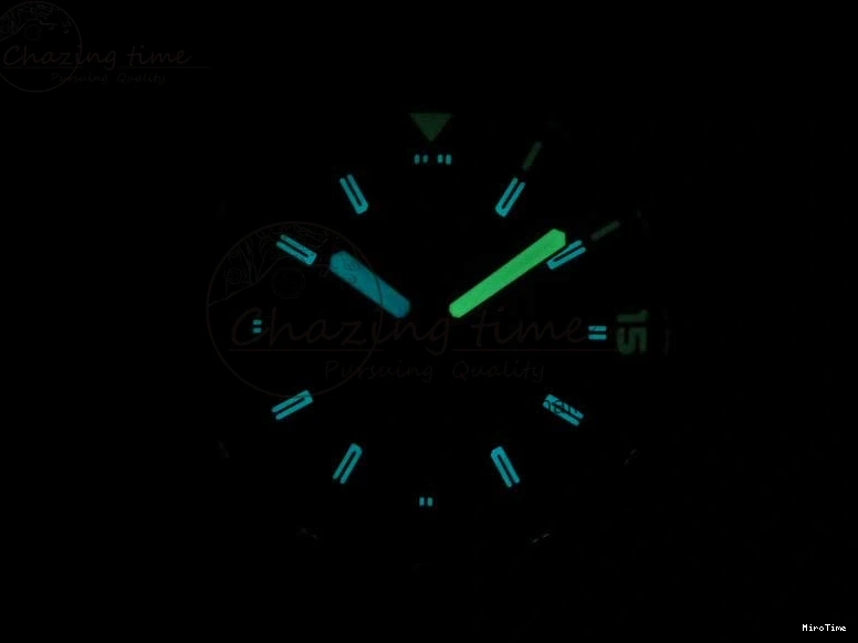 MIROTIME 0111 Aquatimer Chrono IW376803 V6F 1:1 Best Edition Blue Dial on Ruber Strap A Neat 7083